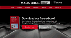 Desktop Screenshot of mackbros.com.au